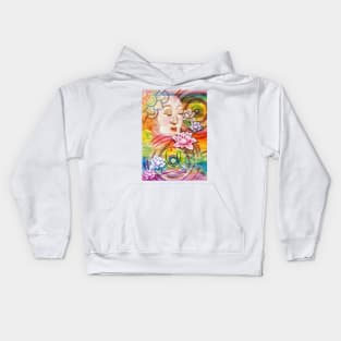 Rainbow Lotus Kids Hoodie